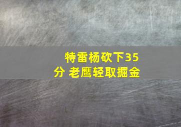 特雷杨砍下35分 老鹰轻取掘金